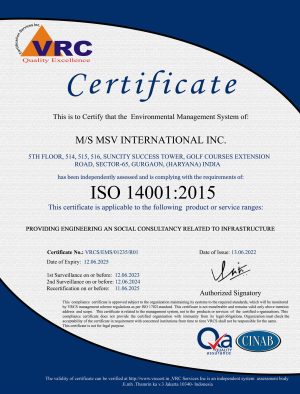 MSV INTERNATIONAL 14001 2015 EMS